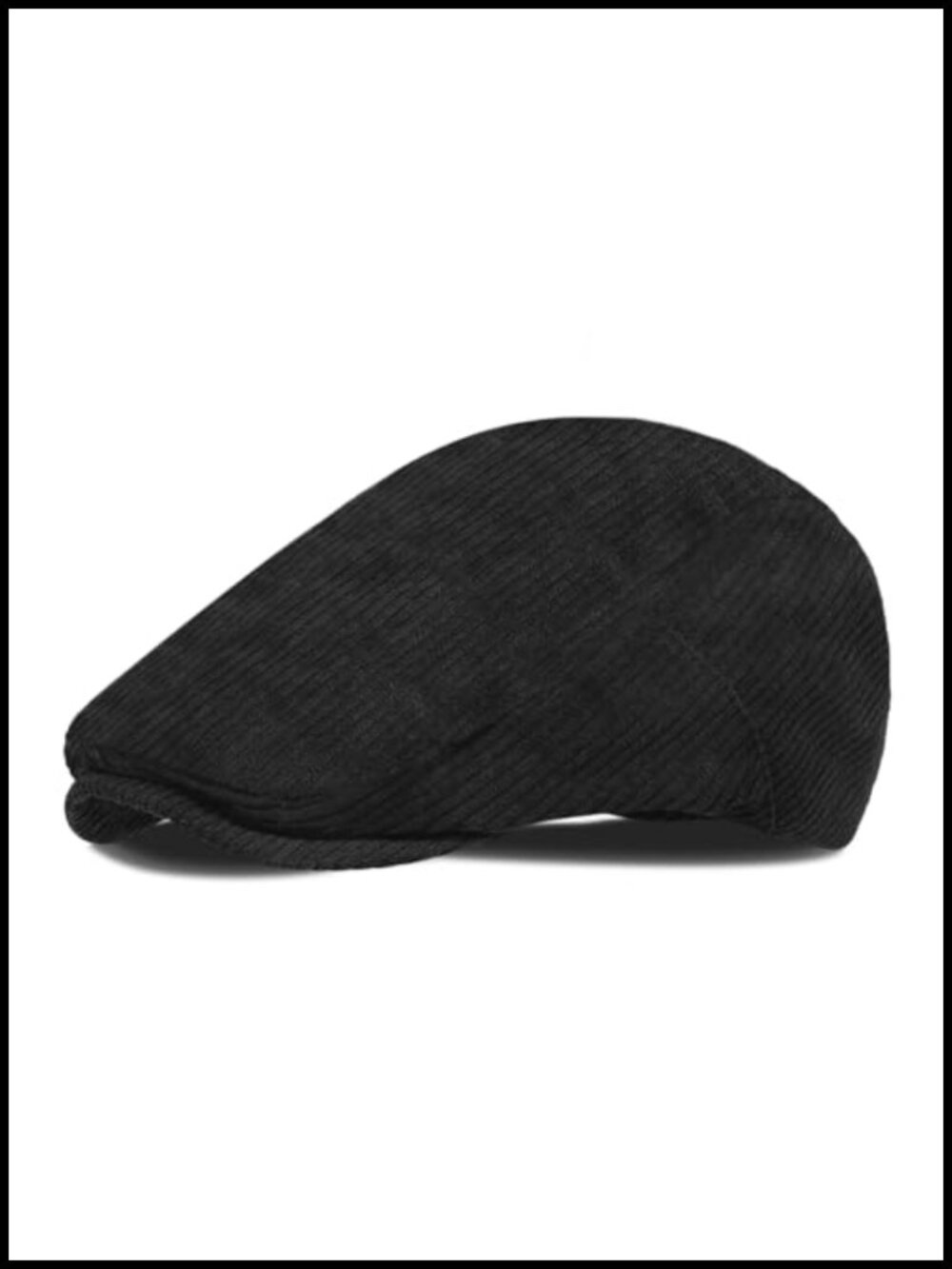 Corduroy Newsboy Cap Adjustable Flat Cap Winter Hat